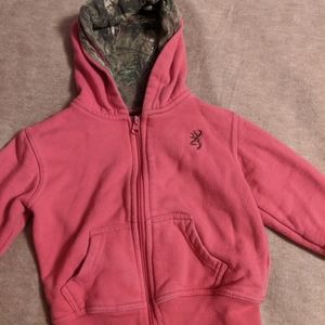 Pink/camouflage Hoodie
